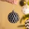 Christmas Ornaments Tree Decorations, 30ct Black and White Shatterproof Christmas Ball Ornaments Set, 2.36 Inch Modern Decorative Hanging Ornament Bulk for Xmas Holiday Party Decor